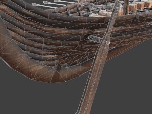 medieval ship Modelo 3D