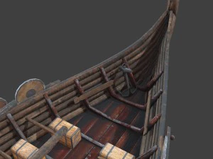 Orta&ccedil;ağ gemisi 3D Model