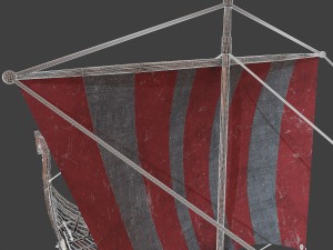 medieval ship Modelo 3D