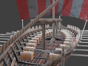 medieval ship Modelo 3D