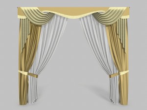 curtains 13 3D Model