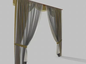 curtains 13 3D Model