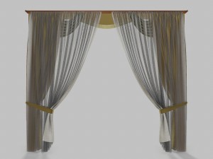 curtains 13 3D 模型