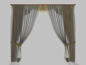 curtains 13 3D Model