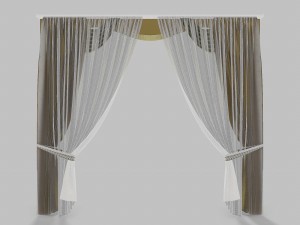 curtains 13 3D 模型