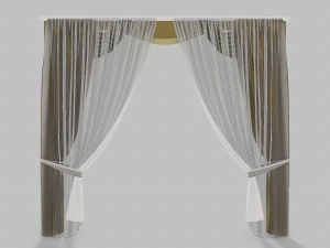 curtains 13 3D Model