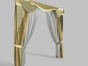 curtains 13 3D Model