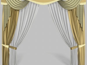 curtains 13 3D 模型