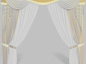 curtains 13 3D 模型