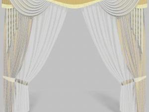 curtains 13 3D Model