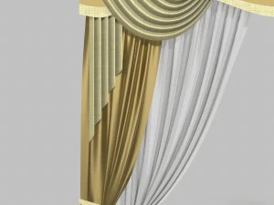 curtains 13 3D Model