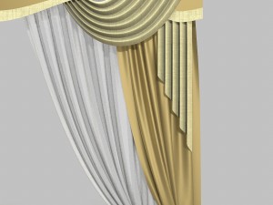 curtains 13 3D 模型