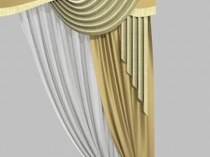 curtains 13 3D Model