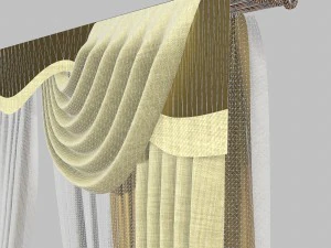 curtains 13 3D Model