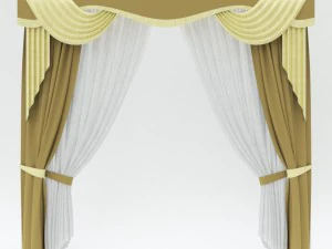 curtains 13 3D Model