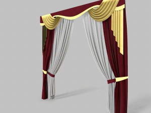 curtains 14 Model 3D