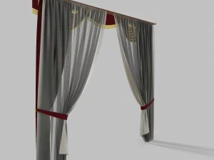 curtains 14 3D Model