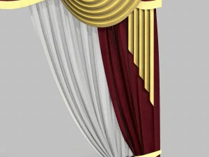 curtains 14 3D Model