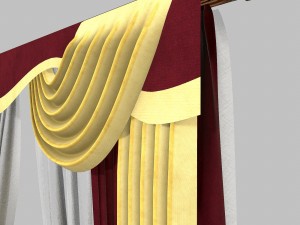 curtains 14 Model 3D