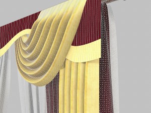 curtains 14 Model 3D