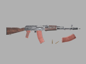 ak-47 3D मॉडल