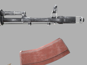 ak-47 3D मॉडल
