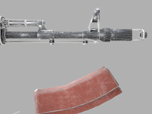 ak-47 3D मॉडल