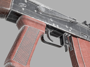 ak-47 3D मॉडल