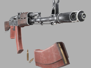 ak-47 3D मॉडल