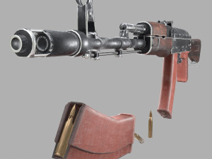 ak-47 3D मॉडल