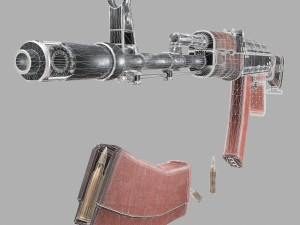 ak-47 3D मॉडल