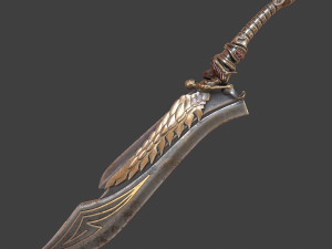 fantasy sword 13 3D मॉडल
