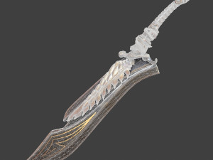 fantasy sword 13 3D मॉडल