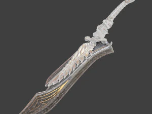 fantasy sword 13 3D Model