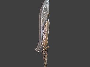 fantasy sword 13 3D मॉडल