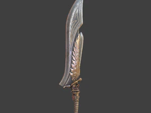 fantasy sword 13 3D Model