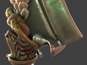 fantasy sword 13 3D Model