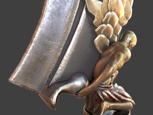fantasy sword 13 3D Model