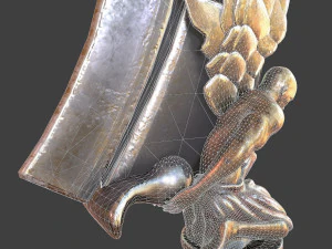 fantasy sword 13 3D Model