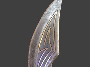 fantasy sword 13 3D Model