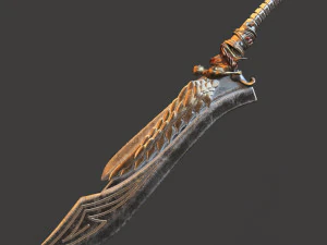 fantasy sword 13 3D Model