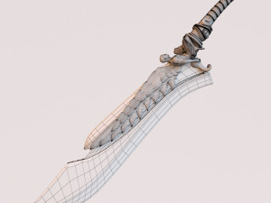 fantasy sword 13 3D मॉडल