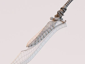 fantasy sword 13 3D Model