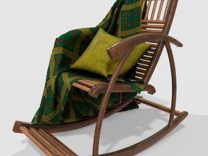 rocking chair 3Dモデル