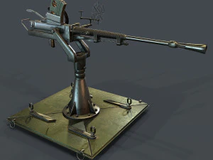tourelle m&eacute;canique Modèle 3D