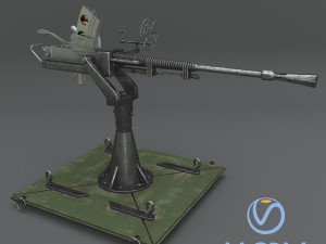 machine turret 3D मॉडल