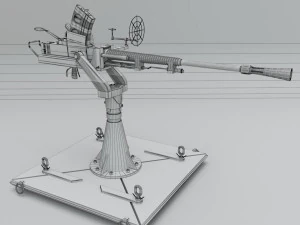 machine turret 3D Model