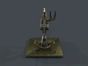 machine turret 3D मॉडल