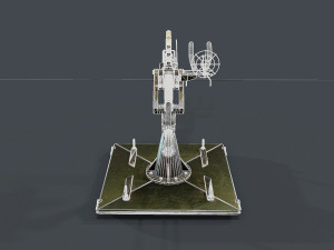 machine turret 3D मॉडल