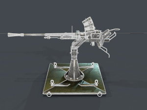 machine turret 3D मॉडल